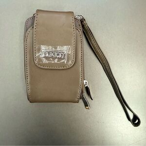 3/$10 🛒🛍️ Buxton Tan Cell Phone Holster with Wrist Strap